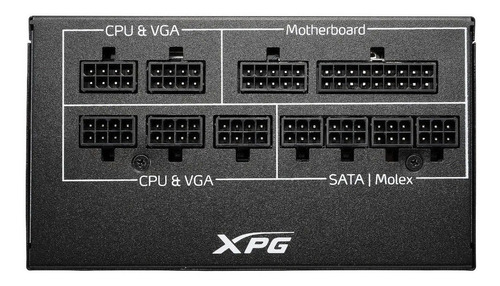 XPG Core Reactor 850 W Modular - Negro - 100V/240V Plus Gold