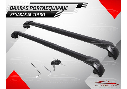 Barras Portaequipaje Negras Para Barra Lateral Pegadas Toldo