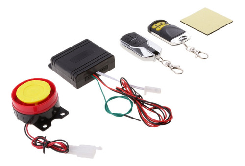 Alarma Antirobo De Motocicleta 12v Con 2 Remotos Accesorio