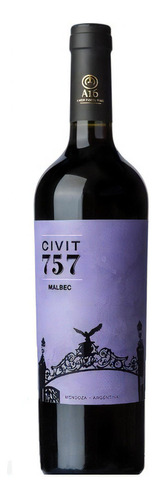 Vinho Malbec Argentino Civit 757 X 750ml