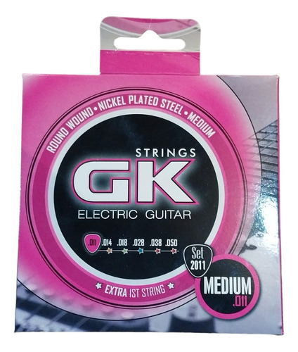 Encordado Para Guitarra Electrica 011 Gk