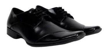 Zapato Hombre Cuero Negro Valor