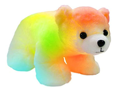 Juguete De Peluche Suave Y Curioso Oso Polar Brillante