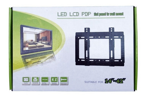 Imagen 3 de 3 de Base Para Tv Lcd Led Fija 14 19 21 27 32 40 42
