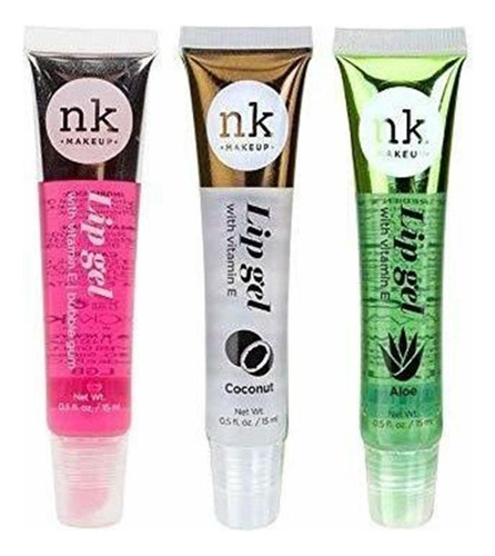 Brillos Labiales - 3 Pack!! Nicka K New York Lip Gel Col