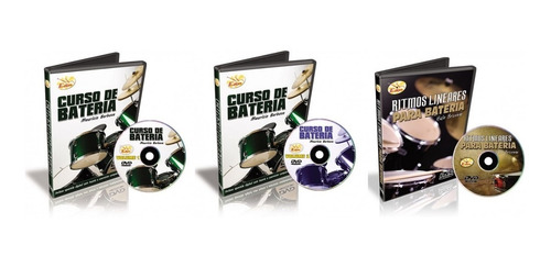 Aula Curso Ritmos Lineares Para Bateria Dvd Edon