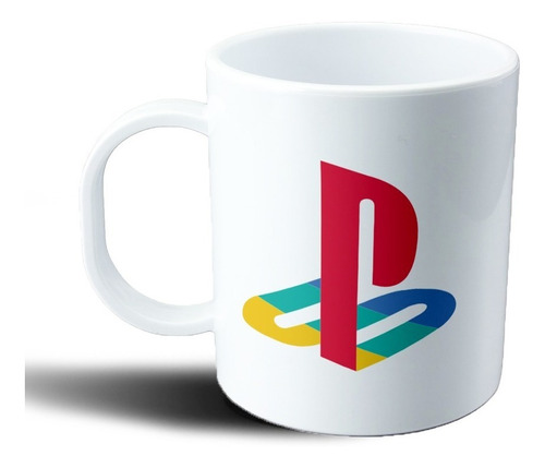 Taza Plastica - Play Station (logo)