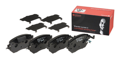 Kit Delanteras Balatas Bajos Metales Brembo Maxima 04/08