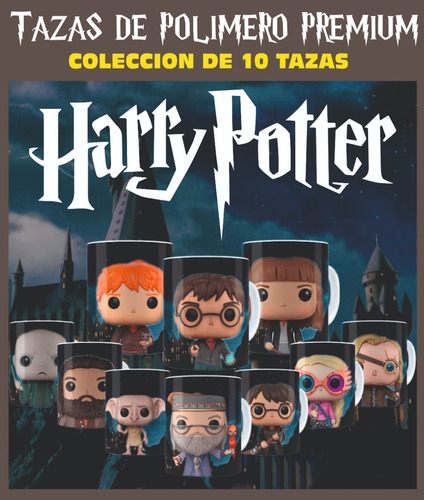 Taza De Cerámica Harry Potter Funko Coleccion Pack 10u.