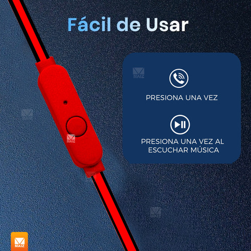 Audifonos Celular Manos Libres Alambricos In Ear Microfono