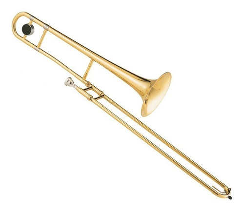 Trombon De Vara Dorado Olso Milan By Jinbao Estuche Rigido