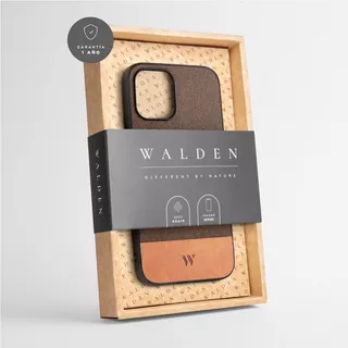 Funda Walden® Mekas Tejido Cuero iPhone 13 / Pro / Pro Max
