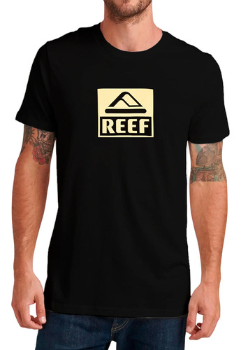 Polo Para Hombre Reef 00010-blk Temporada Verano Color Negro