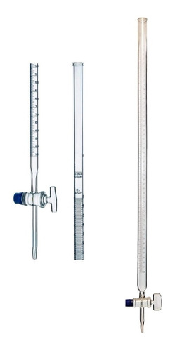 Bureta Graduada 10 Ml Robinete De Vidrio Borosilicato 3.3