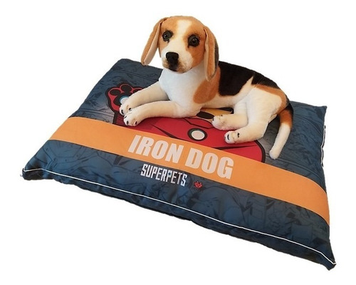 Almofada Cama Pet Para Cachorro Gato Estampa Iron Dog P