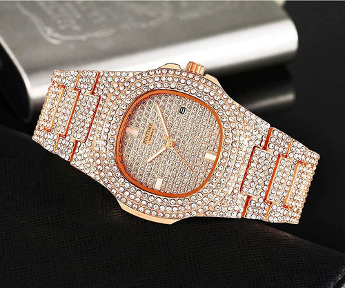 Relojes Unisex De Lujo, Relojes De Oro Con Diamantes, Calend