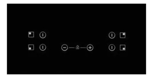 Imagen 3 de 3 de Anafe eléctrico Candy CH64CCB negro 220V - 240V/380V - 415V
