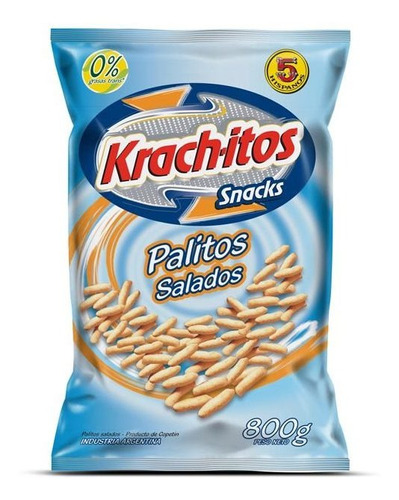 Pack X 3 Unid Palitos  Salado 800 Gr Krachitos Snack