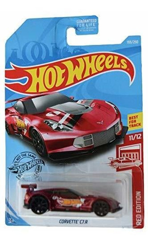 Hot Wheels Rojo Edicion 11/12 Corvette C7.r 193/250, Rojo