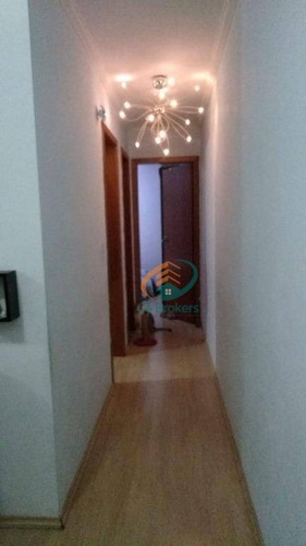 Apartamento Com 2 Dormitórios À Venda, 56 M² Por R$ 255.000,00 - Jardim Do Triunfo - Guarulhos/sp - Ap3387