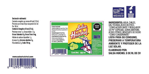 Imagen 7 de 8 de Kit Salsa Huichol Con 4 Botellas Y Gorra Logo Botella