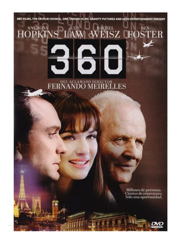 360 Anthony Hopkins Jude Law Ben Foster Pelicula Dvd