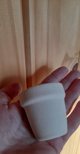 Imagen 8 de 10 de 20 Macetas Barro Cerámica Para Pintar Pared, Colgante Imán