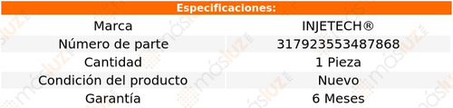 1- Regulador Presión Gas Ford Escape V6 3.0l 01/04 Injetech