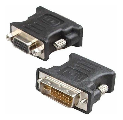 Lineso1pcs Dvi-i (24 + 5) Macho A Hembra Adaptador Vga (hdd1