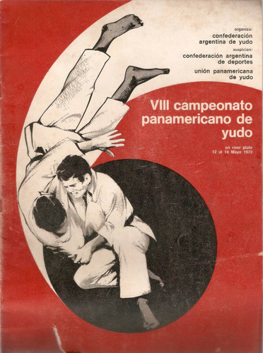 Antiguo Programa Viii Campeonato  Panamericano De Yudo