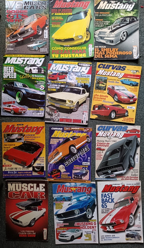 Lote 18 Revistas Auto Mustang