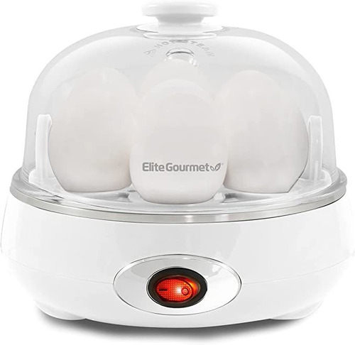 Elite Gourmet Egc700cw# - Olla Rápida Para Huevos, 7 Fáci.