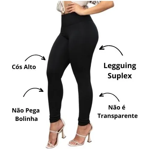 Legging Cal a Legue Grossa Flanelada Sem Transparencia MercadoLivre