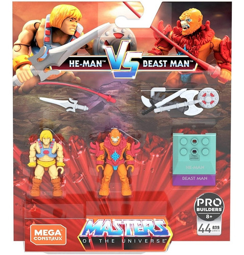 He-man Vs Beast Man Masters Of The Universe Mega Construx