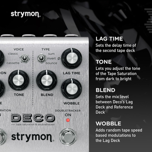 Strymon Deco V2 Tape Saturation Y Doubletracker Efectos De L