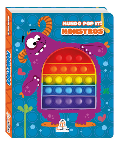 Livro Mundo Pop It! Monstros