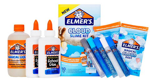 Set Para Hacer Slime Nube Por Elmer's Incluye Pegamento