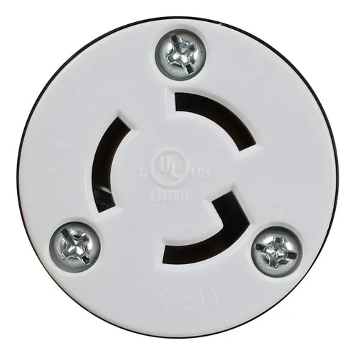 Nema L5-15r 15 Amp 125v 2 Polar 3 Cables De Calado Conector