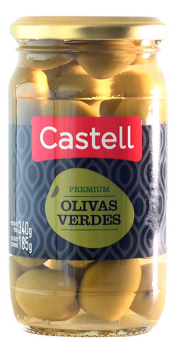 Aceituna Verde Premium Castell X185gr Fv