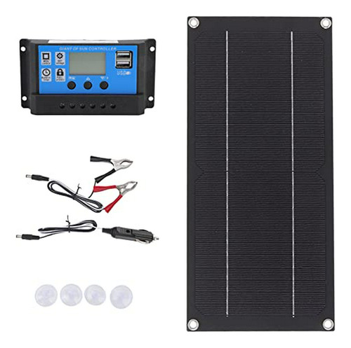 Chiciris Kit De Panel Solar 18 V 100 A Monocristalino, Contr