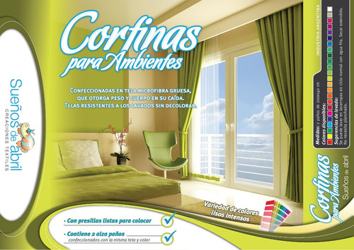 Cortinas De Ambientes Listas Para Colgar Super Oferta!!!