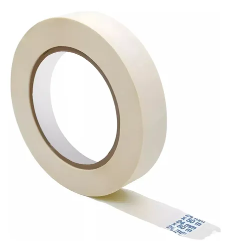 12 Cintas De Papel Enmascarar 24mm X 50metros Candela 7534
