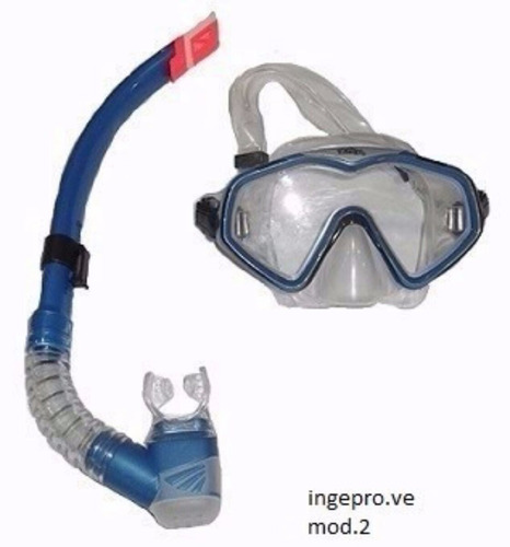 Snorkel Ecology Marlin 12803 Con Valvula De Agua Azul (20)