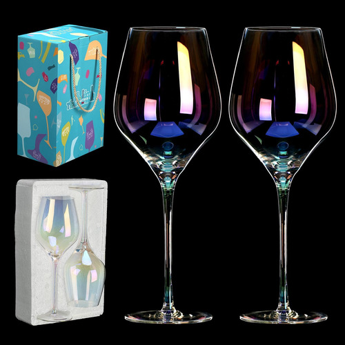 Juego De 2 Copas De Vino, Copas De Vino Blanco Y Tinto Sopla