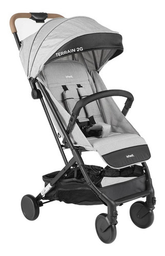 Coche Maleta Compacto, Para Bebé Terrain 2g Infanti Color Gris Claro