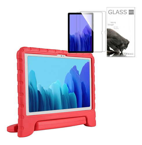 Funda Para Tablet Samsung Tab A7 T500/505 Niños + 2 Vidrios