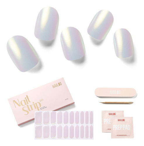 Nailog Tiras Semicuradas De Gel Para Uñas 20 Pzas Pegatinas