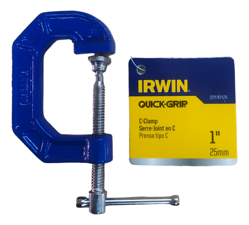 Prensa C1 Irwin Quick-grip 225101zr 1 Pulgada / 25mm Carpintero