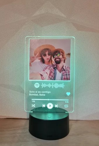 LÁMPARA DE SPOTIFY PERSONALIZADA - Visualprint