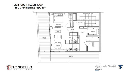 Miller 4297 - 2amb - 3° A Balcon - Frente - Saavedra